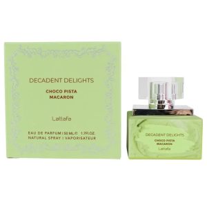 DECADENT DELIGHTS CHOCO PISTA MACARON · LATTAFA | 50ML EDP